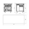 Холодильный стол POLAIR (Bakery 800) TM3EN-G -2...+10