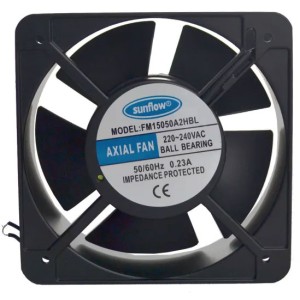 Вентилятор 150*150*50 мм 220V, Sunflow FM15050A2HBL
