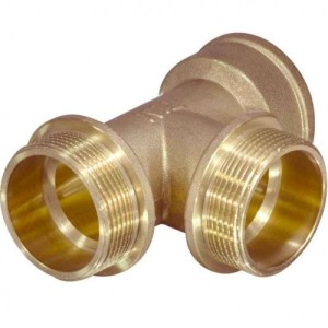 Тройник переходный латунный 3/4"* 3/4" * 3/4" ш/ш/г
