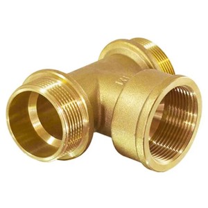 Тройник переходный латунный 3/4"* 3/4" * 3/4" ш/г/ш