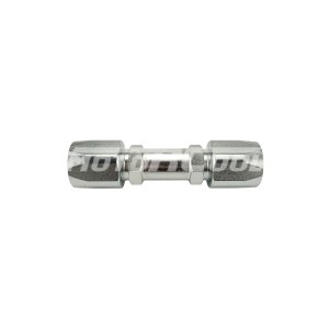 RC-U07376, фитинг соединительный с резьбой, 180°, двухсторонний, на шланг 1 1/8 , гайки на 46