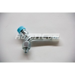 Фитинг RC-U07127 соед., сталь, гайка - сталь O резьбы 9/16 18 UNF, O трубки 3/8 G6, №6, #6 (8мм), 90° , с заправочным портом, O-Ring.