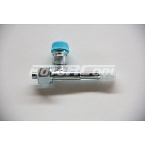 Фитинг RC-U07129 соед., сталь, O резьбы 9/1618 UNF, O трубки 3/8, G6, №6, #6 (8мм), 180°, с заправочным портом, O-Ring.