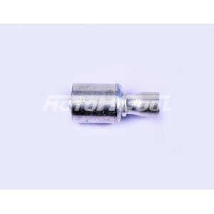 Вварочный фитинг RC-U07269 материал - алюминий. 5/8, №10, (13мм), со стаканом​.