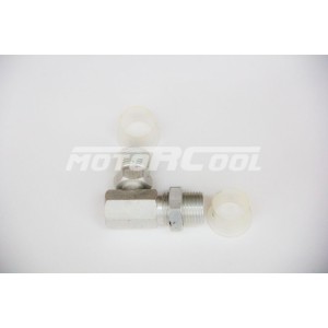 Фитинг RC-U0705 переходный, O-Ring x O-Ring, ( 1/2x1/2, №8, 10мм), алюминий, 90° Фитинг RC-U0705 переходный, O-Ring x O-Ring, ( 1/2x1/2, №8, 10мм), алюминий, 90°