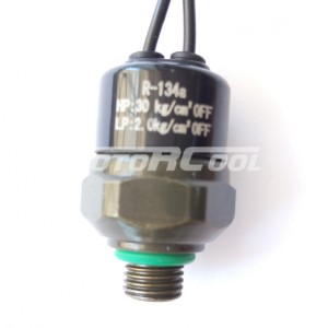 Датчик давления RC-U0471C для Nissan, 3/8-24 UNF Male HP: 30 kg/cm2 Off  LP: 2.0 kg/cm2 Off, R-12, R134a.