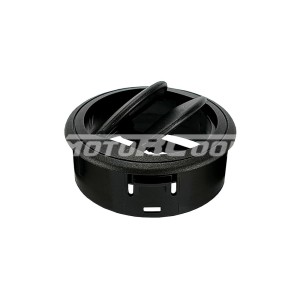 RC-U0902, дефлектор Ø 80 мм., закрывающийся, поворотный, черного цвета