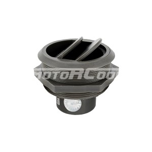RC-U0945, дефлектор Ø 47 мм., закрывающийся, поворотный с резьбой, серого цвета