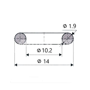 Кольцо O-Ring RC-U0745 для фитингов O-Ring, #8 (14*1,9). Кольцо O-Ring RC-U0745 для фитингов O-Ring, #8 (14*1,9).