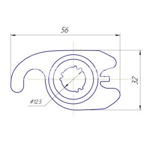 Прокладка компрессора RC-U08351 d - 12.5 mm, Chrysler Прокладка компрессора RC-U08351 d - 12.5 mm, Chrysler