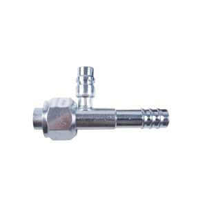 Фитинг RC-U0798 соед. под обжимку, сталь, O-Ring, гайка, резьба 1 1/16-14UNF, O трубки 3/4, G12, №12, #12 (16мм), 180°, без стакана, с портом R134a. Фитинг RC-U0798 соед. под обжимку, сталь, O-Ring, гайка, резьба 1 1/16-14UNF, O трубки 3/4, G12, №12, #12 (16мм), 180°, без стакана, с портом R134a.