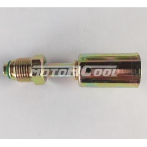 Фитинг RC-U072225 соед., подвижная гайка, сталь, ? резьбы 5/8 18UNF, ? трубки 3/8, G6, №6, #6 (8мм), 180°, со стаканом, O-Ring.