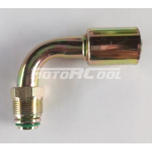 Фитинг RC-U072226 соед., подвижная гайка, сталь ? резьбы 7/8-18UNS, ? трубки 5/8, G10, №10, #10 (13мм), 90°, со стаканом, O-Ring.