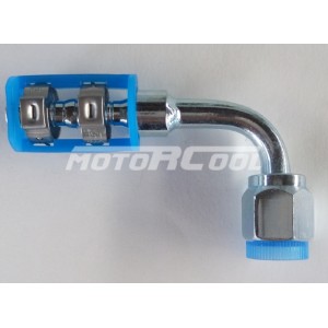 Фитинг RC-U07186 соед., под клипсу, сталь, гайка - сталь, Ø резьбы 5/8