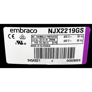 Компрессор Embraco Aspera NJX2219GS