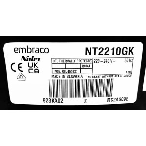 Компрессор Embraco Aspera NT2210GK морозильного ларя 1000 л