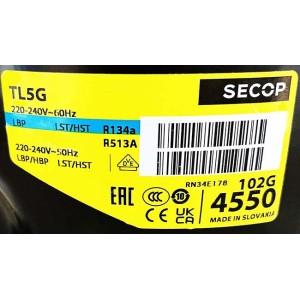 Компрессор Secop / Danfoss TL5G (102G4550) охладителей бутылок
