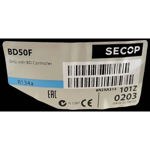 Компрессор автохолодильника Secop / Danfoss BD50F (12/24V, R134a)