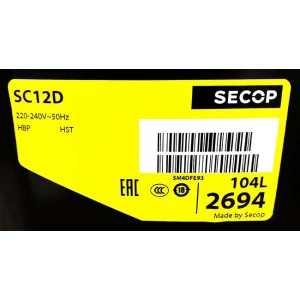Компрессор Secop / Danfoss SC12D (104L2694)