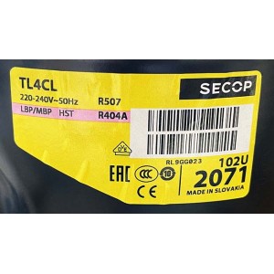 Компрессор Secop / Danfoss TL4CL (102U2071) для морозильного ларя
