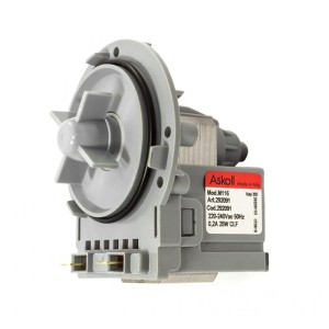 Сливной насос Askoll 25W (3 винта, фишки вперед), стиральной машины