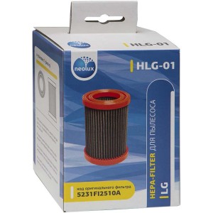 Фильтр НЕРА пылесосов LG 5231FI2510A, HLG-01