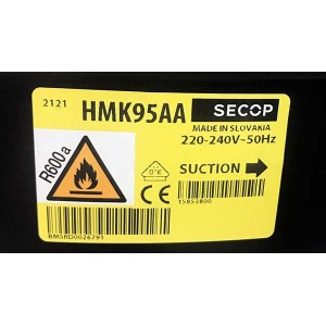 Компрессор Secop HMK95AA (R600a) холодильника Аристон, Индезит Компрессор Secop HMK95AA (R600a) холодильника Аристон, Индезит