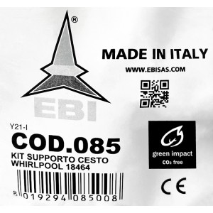 Фланец стиральной машины Whirlpool 480110100802 (комплект), Италия