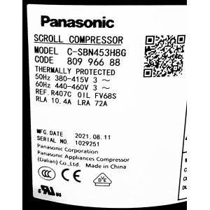Компрессор спиральный Sanyo, Panasonic C-SBN453H8G