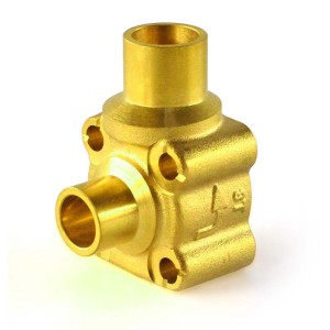 Корпус ТРВ Danfoss TE 12 067B4023 (7/8 х 1 1/8, под пайку ODF х ODM, угловой)