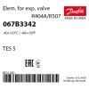ТРВ элемент Danfoss TES 5 067B3342 (R404a/R507, -40/+10°C, без MOP)
