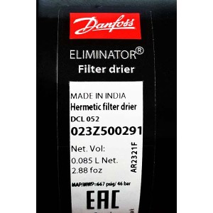 Фильтр-осушитель Danfoss DCL 052 (1/4 резьба), 023Z5002