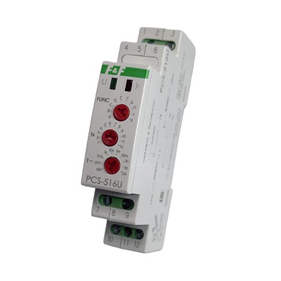 Реле времени Евроавтоматика PCS-516U (8A), многофункциональное