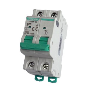 Выключатель автоматический TGB1N-63, 2P, 20A, 6kA, 2M Tengen