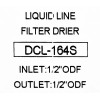 Фильтр-осушитель Danfoss DCL 164S (1/2 пайка), 023Z503291 (Китай)