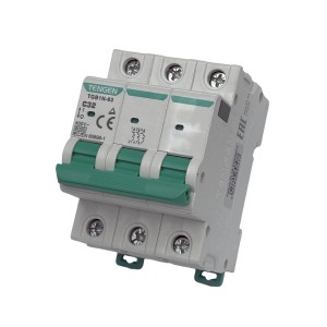 Выключатель автоматический TGB1N-63, 3P, 32A, 6kA, 3M Tengen