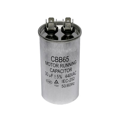 Конденсатор 30 мкФ 450VAC, металлический корпус, CBB65