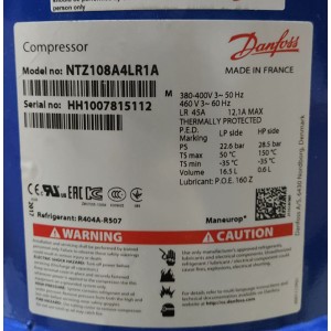 Компрессор Maneurop NTZ108A4LR1A / Danfoss 120F0011