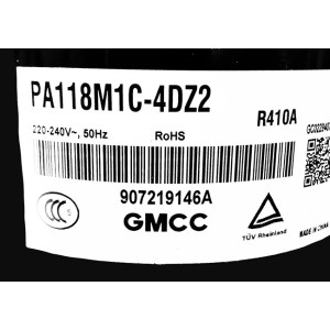 Компрессор GMCC PA118M1C-4FZ2 (R410a) для сплит-систем до 3 кВт
