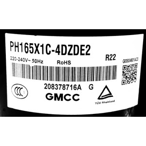 Компрессор GMCC PH165X1C-4DZDE2 (R22) для сплит-систем до 2,8 кВт