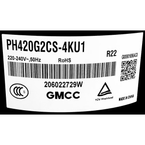 Компрессор GMCC PH420G2CS-4KU1 (R22) для сплит-систем до 7,4 кВт