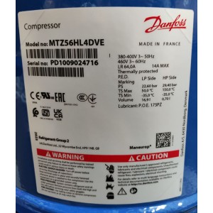 Компрессор Maneurop MTZ56HL4BVE / Danfoss MTZ56-4VM
