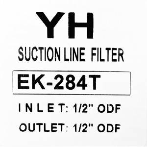 Фильтр антикислотный YH EK-284T (1/2 пайка), 2 шредера