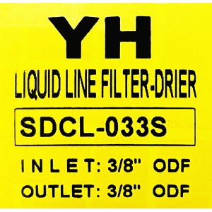Фильтр жидкостный YH SDCL 033S (3/8 пайка), осушитель/антикислотный