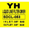 Фильтр жидкостный YH SDCL 053 (3/8 резьба), осушитель/антикислотный