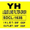 Фильтр жидкостный YH SDCL 163S (3/8 пайка), осушитель/антикислотный