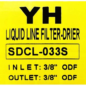 Фильтр жидкостный YH SDCL 033S (3/8 пайка), осушитель/антикислотный