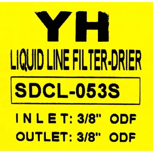 Фильтр жидкостный YH SDCL 053S (3/8 пайка), осушитель/антикислотный
