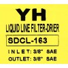 Фильтр жидкостный YH SDCL 163 (3/8 резьба), осушитель/антикислотный