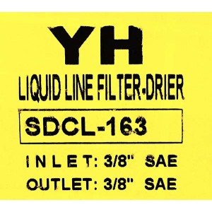Фильтр жидкостный YH SDCL 163 (3/8 резьба), осушитель/антикислотный